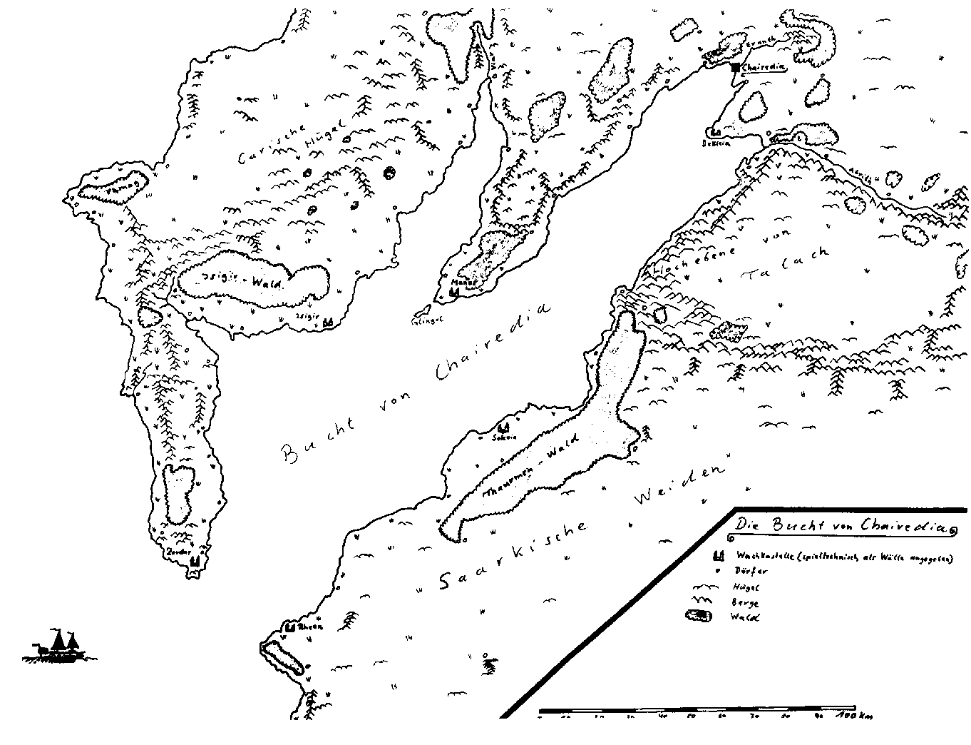 Die Bucht von Chaireddia